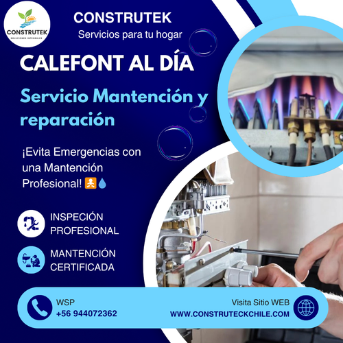 💥 Calefont al Día – ¡Evita Emergencias con una Mantención y Reparación  Profesional! 🚼️💧