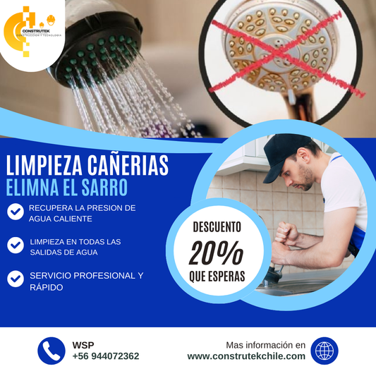 💧 HotFlow™ – Servicio de Limpieza Antisarro para Recuperar la Presión de Agua Caliente 💧