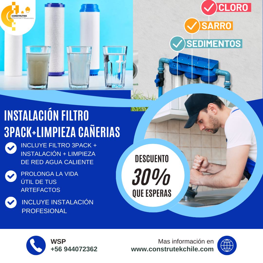 💧 AquaShield Pro 3pack™ – Pack Triple Filtración con Instalación 💧🚰 Elimina Sedimentos, Sarro y Cloro para Agua 100% Pura en Todo Tu Hogar 🚰